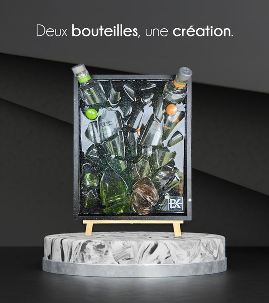 Double Ciroc Mango vs Apple - 30 x 40cm